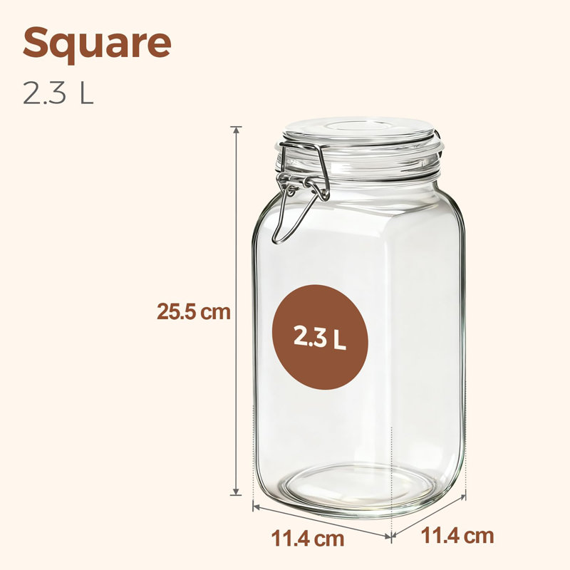 Glass Jar - Set of 3