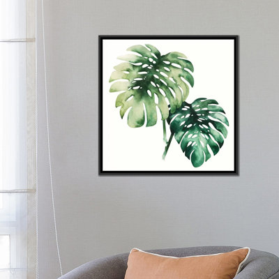 « tropical plante ii », reproduction d’impression sur toile