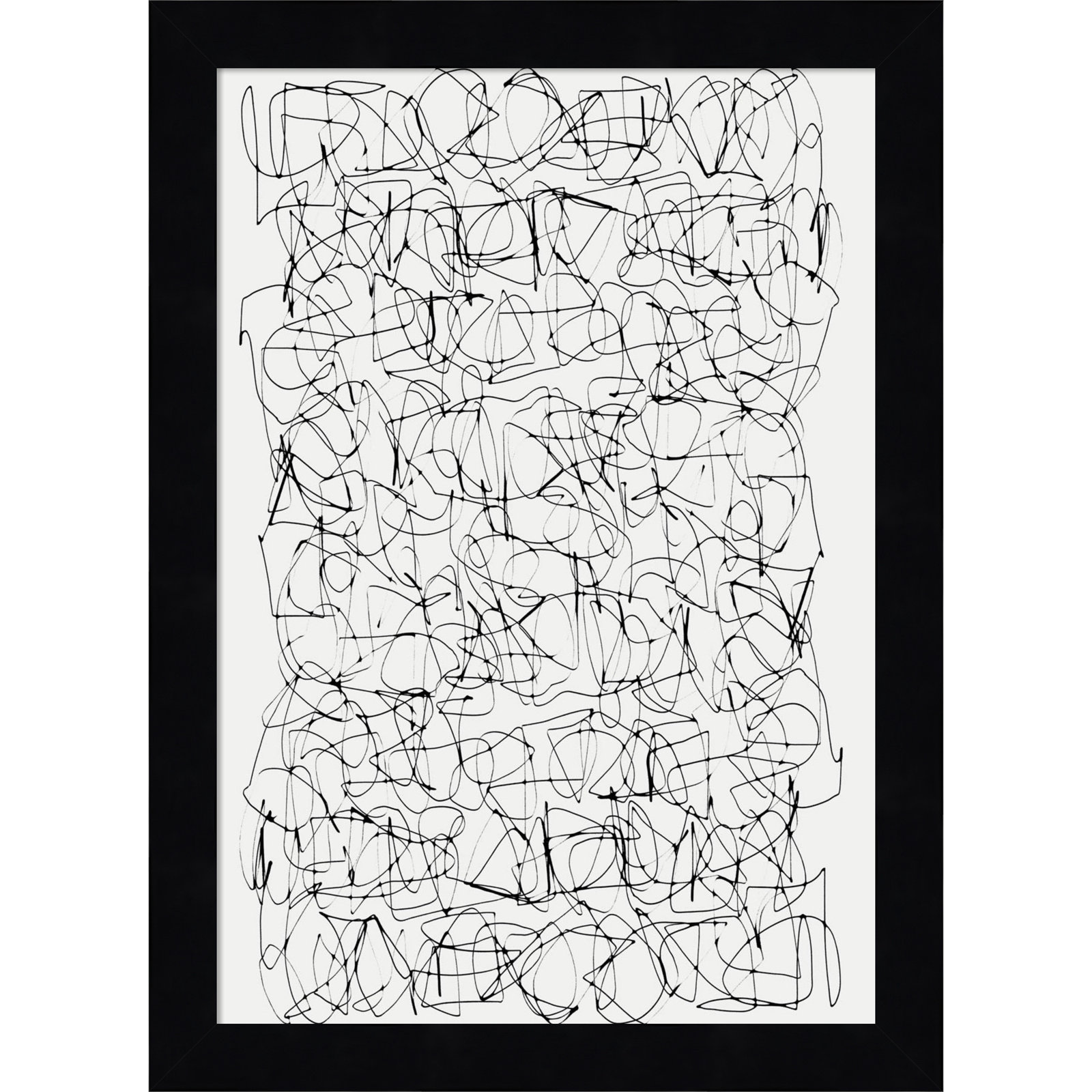 Circuitry by Dan Hobday, Black, 13" H X 10" W