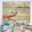 Lake House Canoes I - impression sur bois-37110448