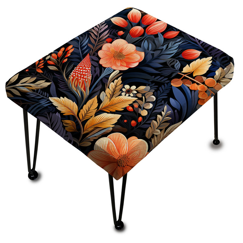 Repose-pieds éclectique boho Peach