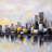 Industrial Bedroom Cities Tablecloth - Abstract City Morning Decor