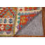 Tapis oriental kilim réversible en laine 4 x 6