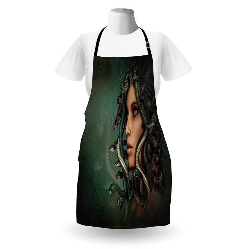 No Pattern Bib Apron