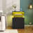 Modern Nightstand With Led Light And Storage