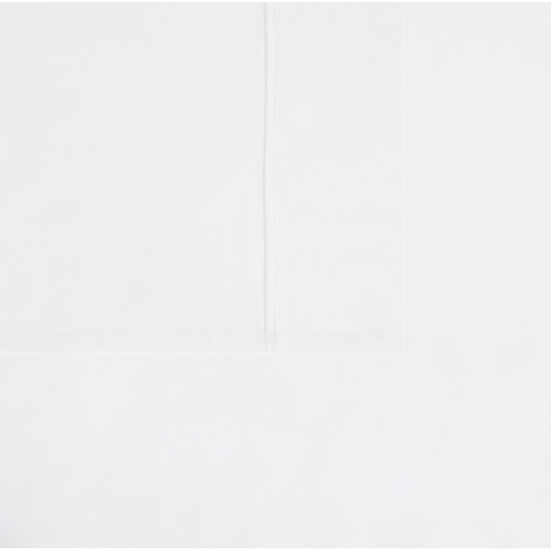Solid Percale, Twin XL Sheet Set with 1 Pillowcase, White
