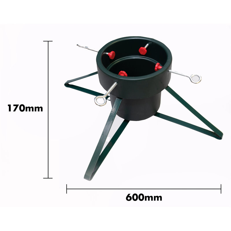 Metal Artificial Tree Stand For Max. Tree Height, 17cm H x 60cm W x 60cm D