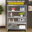 Étagère en acier inoxydable 47,5 x 18 pouces Étagère de rangement réglable à 5 niveaux Étagère en acier inoxydable