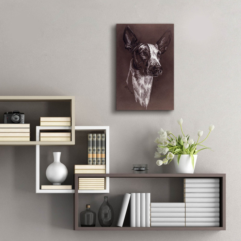 «Ibizan Hound» par Barbara Keith, impression sans cadre, H 24 po x l 16 po x P 0,2 po