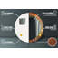 Huldar Glass Flat Wall Mirror