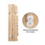 Décoration de véranda empilable en bois 42 po