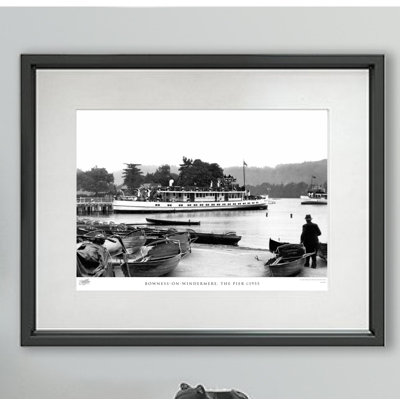 Bowness-on-Windermere, The Pier C1955 by Francis Frith - Single Picture Frame Print