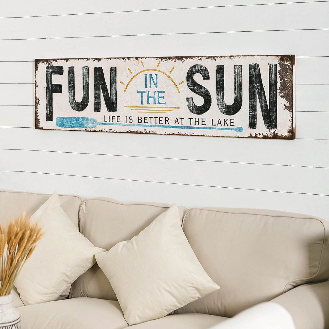 Handmade Farmhouse Nautical & Beach Wall Decor on Metal August Grove®