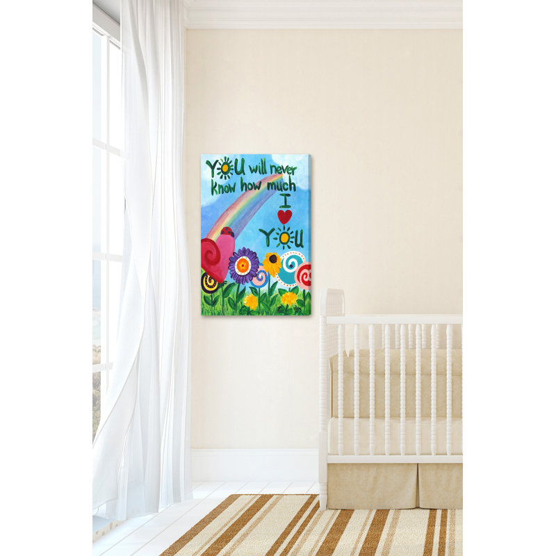 «Sunshine Rainbow», reproduction sur toile tendue, H 60 po x l 40po x P 1,5 po