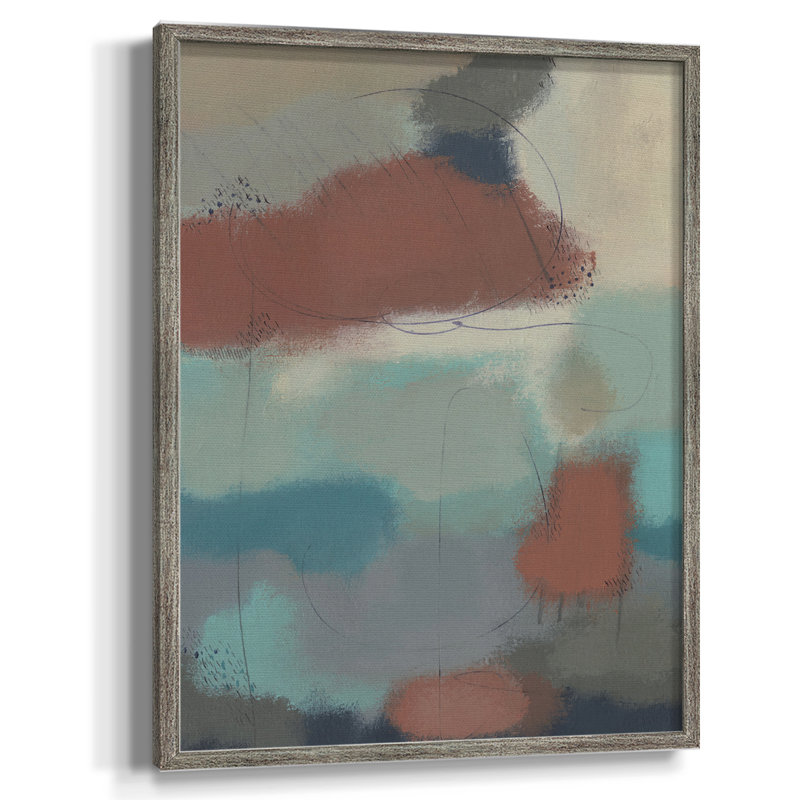 «Floating By II», reproduction encadrée - bois massif, H 11 po x l 9 po