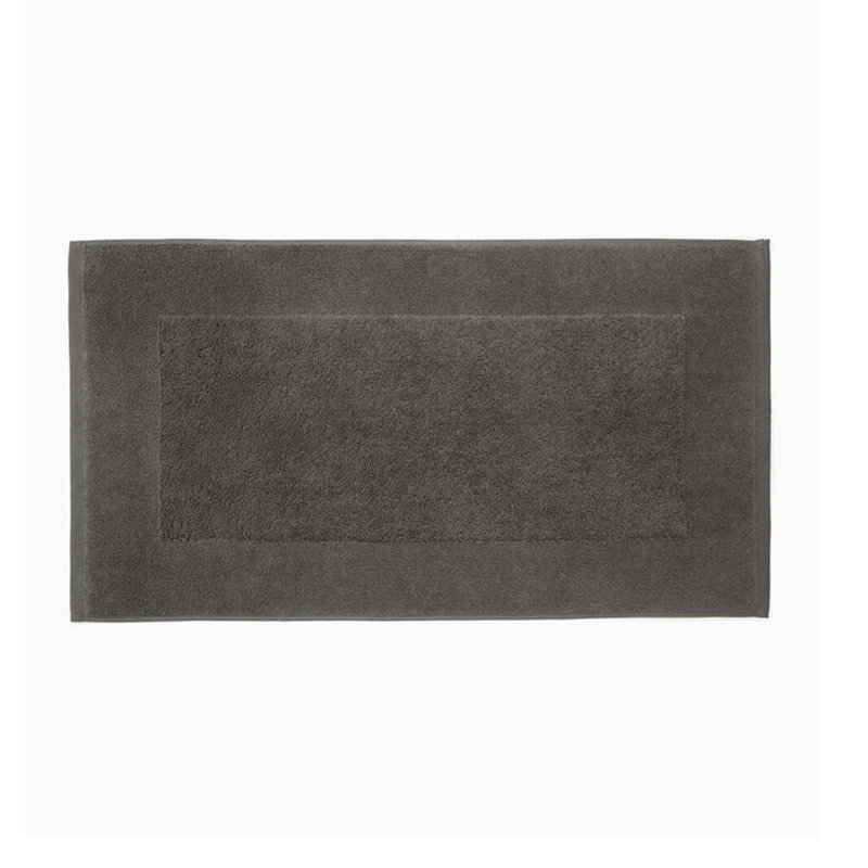 Bello Nuovo Rectangle Bath Mat, Charcoal