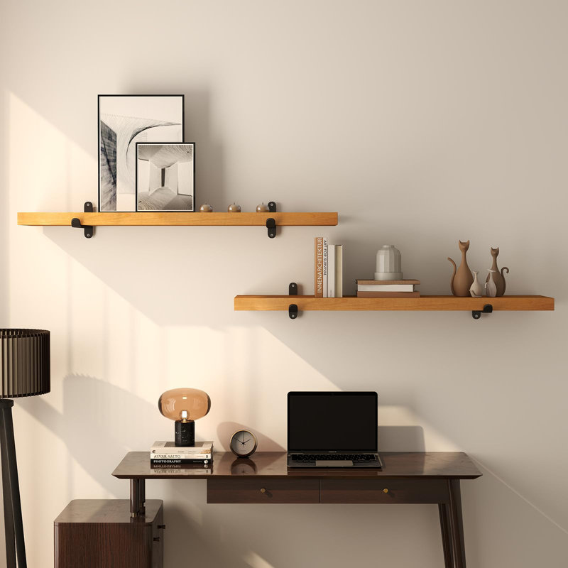 Wood Wall Mounted Floating Shelf