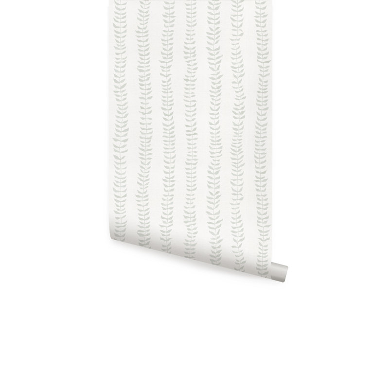 Papier peint à peler et coller, Sauge