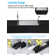 4FT 3CCT Linkable LED Linear Light Fixture, 50W 6500LM Ultra Bright Downlight for High Ceiling
