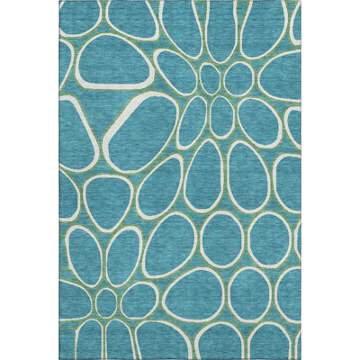 Premium Machine Washable Cossette AMF1041 Circles Rug