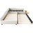 Beige Upholstered Daybed With Trundle, Drawer And Plywood Structure, Comfortable For Three Daybed, Drawer, Smooth Finish, Linen Blend