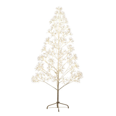 White 6' Pre-Lit Tree