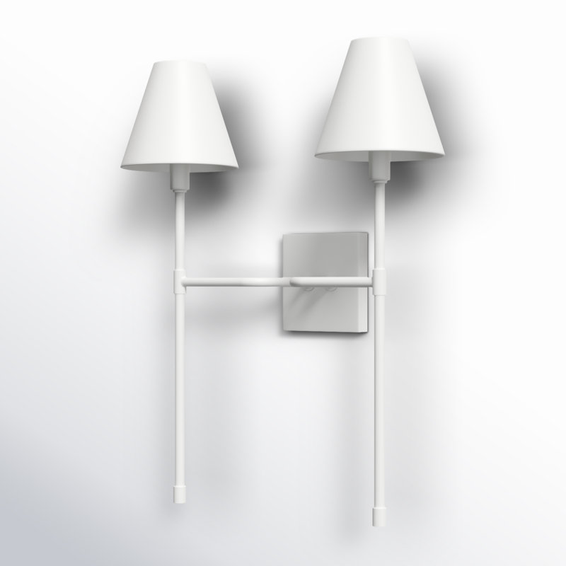Keirn Metal Wallchiere in White, White