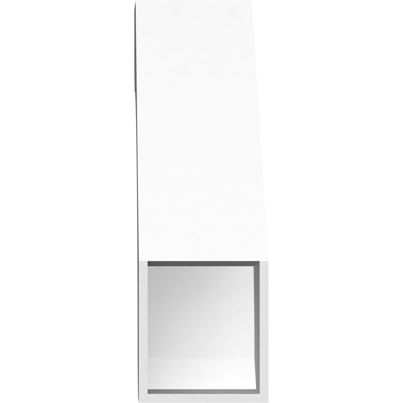 Attelle de genou standard en PVC de qualité architecturale, H 18 po x l 5 po x P 14 po