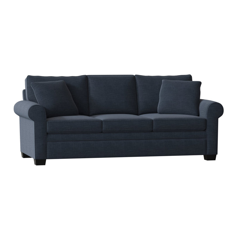 Quaker Upholstered 84'' Sofa, Espresso, Jango Copen