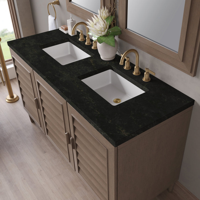 Broeder 60'' W Double Vanity, Widespread, Phantome Eclos