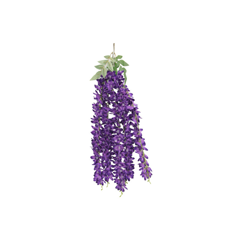 Douille de wisteria artificielle suspendue, Violet