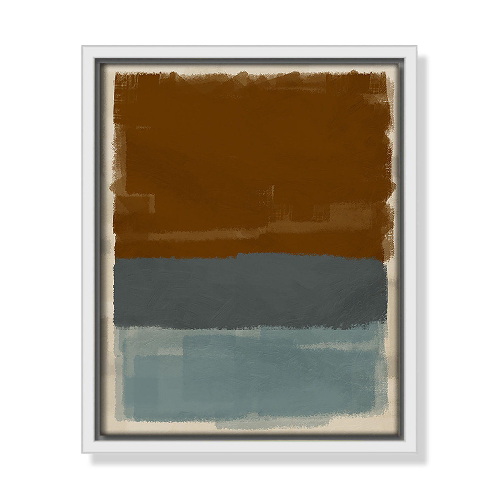 Turbulent Honesty Print by Marcus Prime, 9.5'' W x 11.5'' H, White Floater