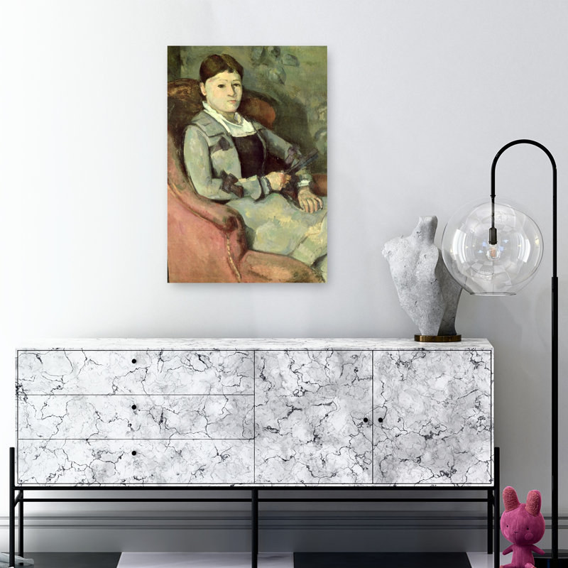 The Artists Wife In An Armchair, C.1878/88 Abstract Contemporary Wall Art Print, 91.44cm H x 60.96cm W