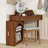 Makeup Vanity Desk With Stool, Mirror, Lights, Stool and Drawer-128976183