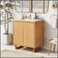 Ensemble de meuble-lavabo de 30 pouces avec lavabo, armoire combinée et amplement de rangement pour les salles de bain modernes-1163712472