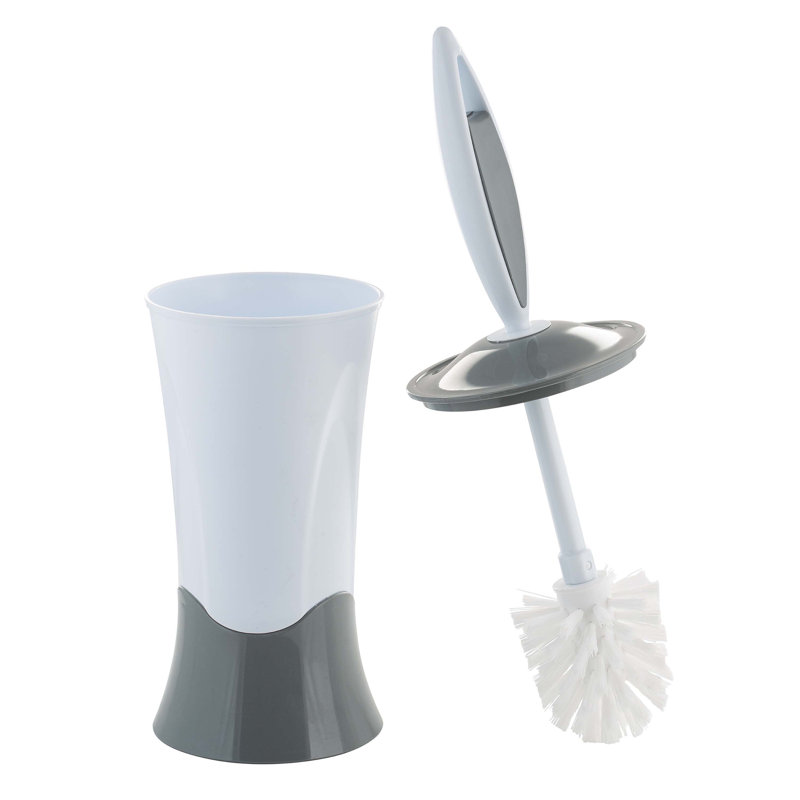 Luxurious Curve Design Toilet Brush and Holder Set