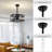 Lakietha Ceiling Fan with Light Kit
