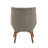 Bram Upholstered Tufted Accent Chair with Wood Legs-450188781