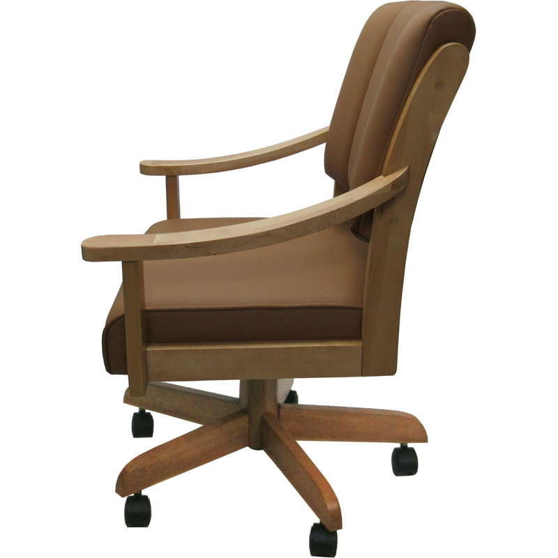 Chaise en bois massif Burholme, Brun, Miel