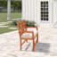 Causeuse de patio avec dossier en X et coussins Harbison