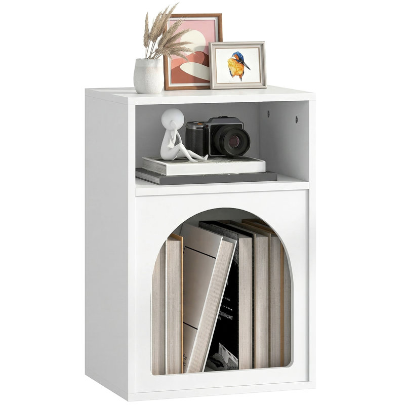 40cm W Manufactured Wood Bedside Table