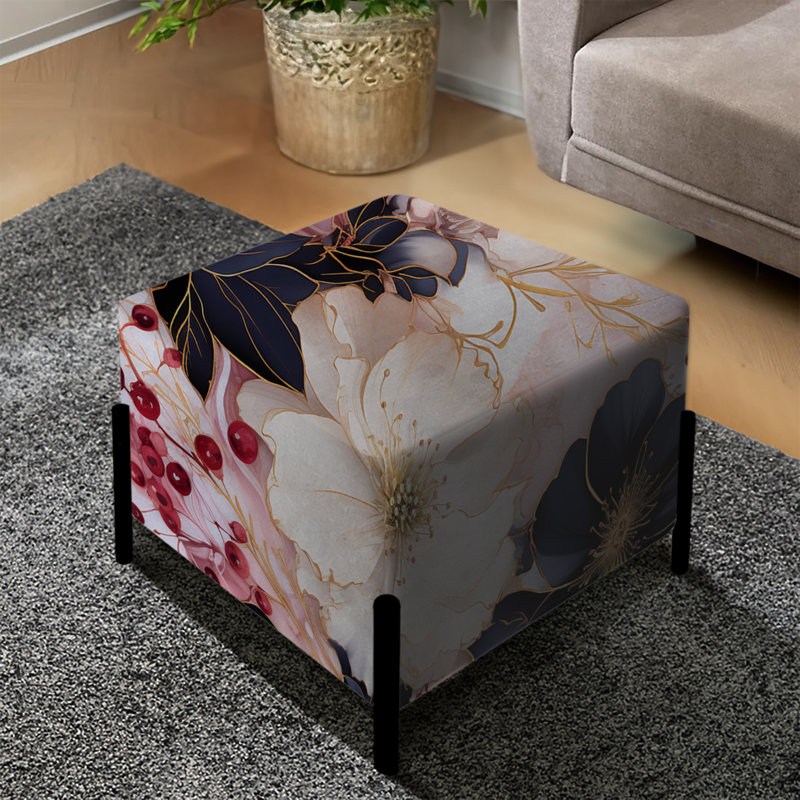 Beauty Marble Pattern - Marble Square Ottoman