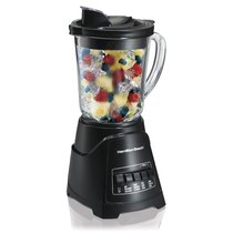 Hamilton Beach PowerMax Professional-Performance Blender for Shakes and  Smoothies, Puree and Ice Crush, 48oz BPA-Free Glass Jar, 1680 Watts,  Stainless