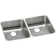Lustertone 30.75" L x 18.5" W Double Basin Undermount Kitchen Sink