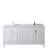 Daria 72'' Double Bathroom Vanity with Carrara Marble Top-40066174-61132188-61132183