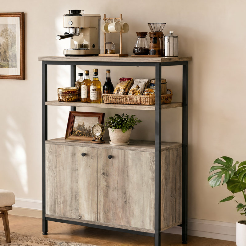 Buffet Rustic Modern Farmhouse, Gris