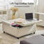 Table basse avec repose-pieds Cristba-826170635
