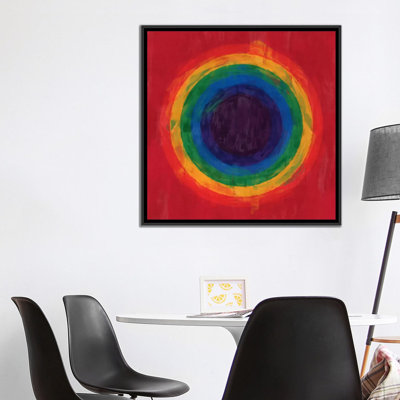 Albree Modern Rainbow Tunnel », reproduction sur toile tendue