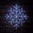76Cm Twinkling Flexibright Snowflake With White Leds-713066578