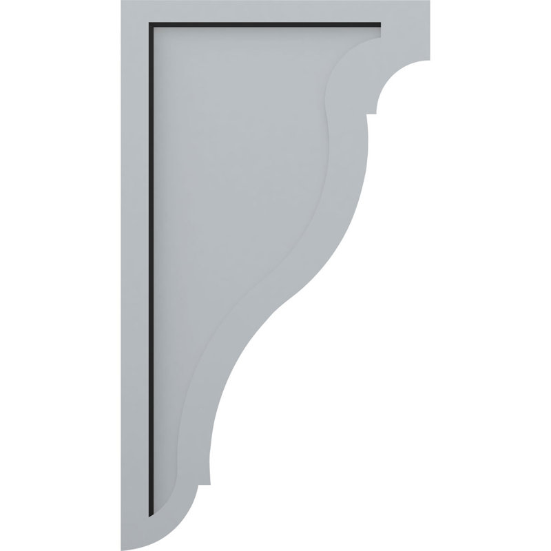 Endurathane Cole Bracket, 6"W x 10 1/8"D x 18"H, Factory Primed (6-Pack)